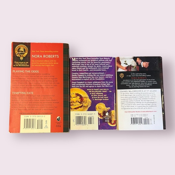 Nora Roberts 3 Paperbacks - The MacGregors Series & The MacGregor Brides - Picture 3 of 7